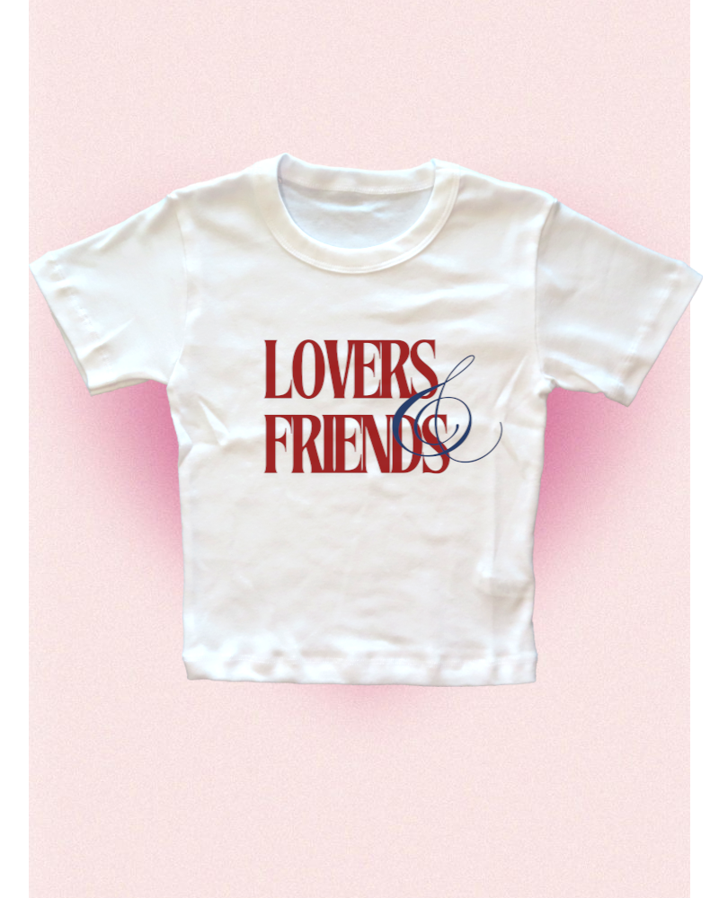 Lovers And Friends Graphic Fitted Baby Tee