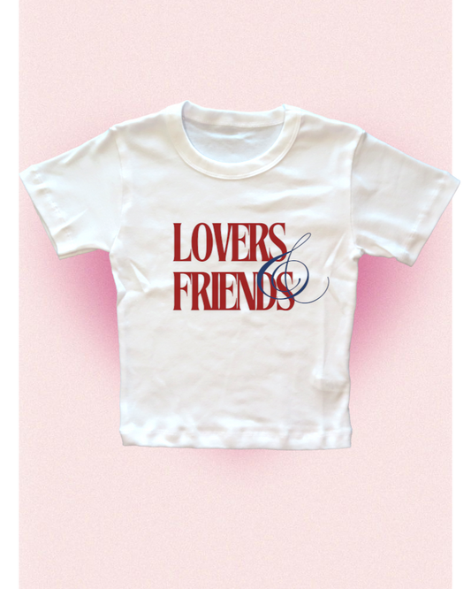 Lovers And Friends Graphic Fitted Baby Tee