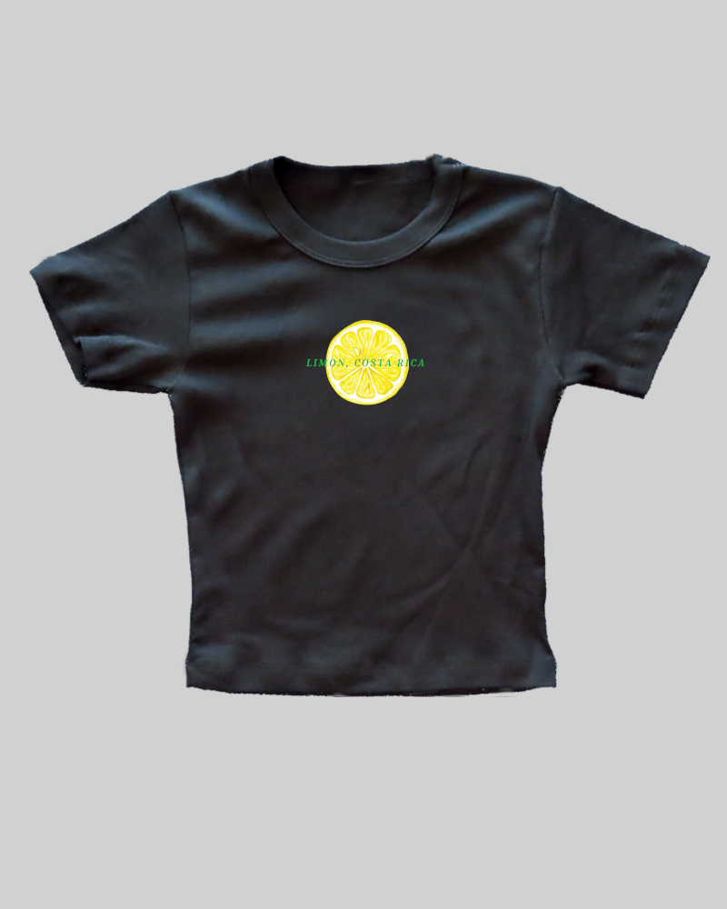 Limon, Costa Rica Fitted Baby Tee