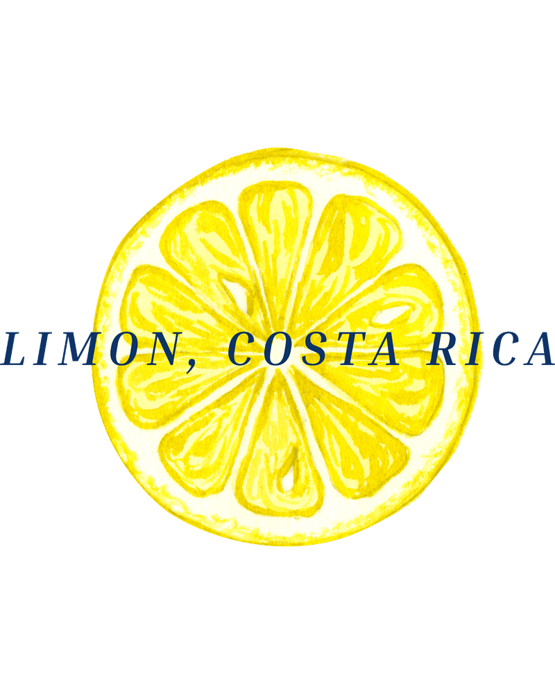 Limon, Costa Rica Fitted Baby Tee