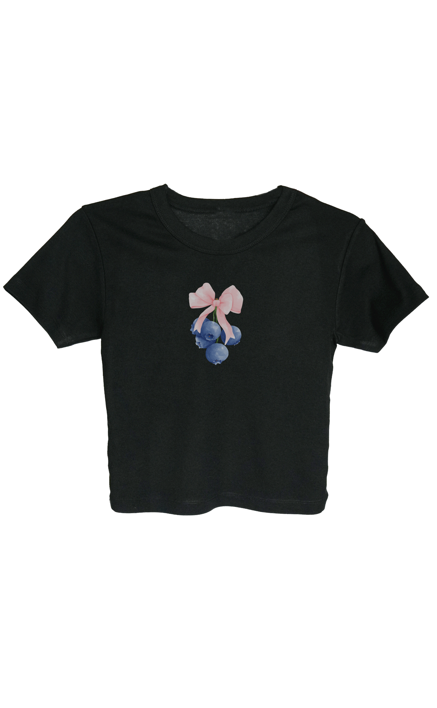 Coquette Blueberries Fitted Baby Tee