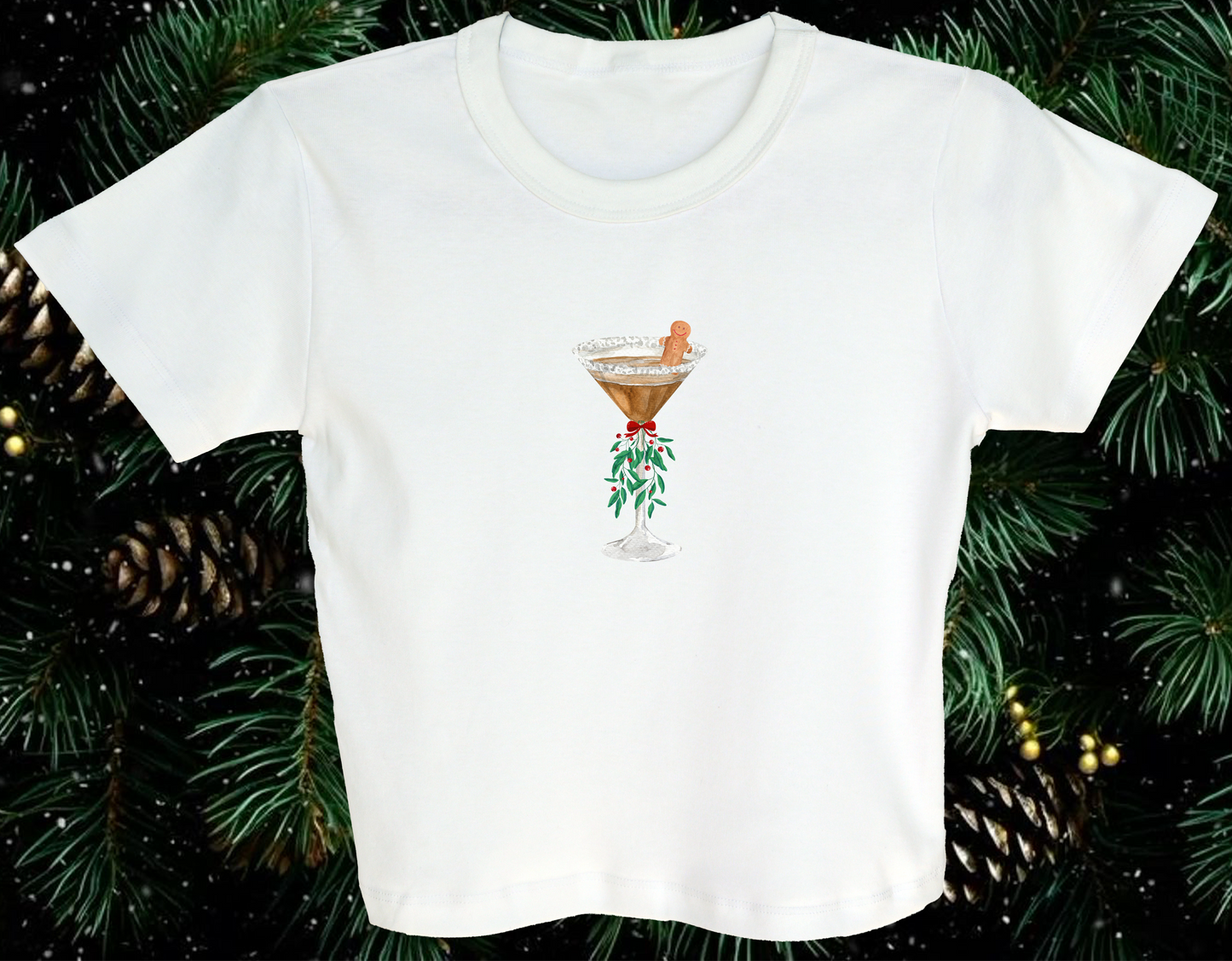 Mistletoe Martini Baby Tee