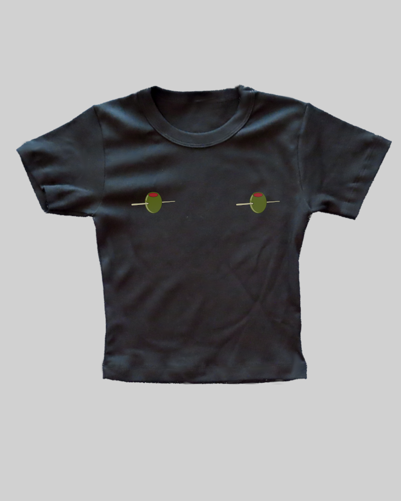 Green Olives Baby Tee