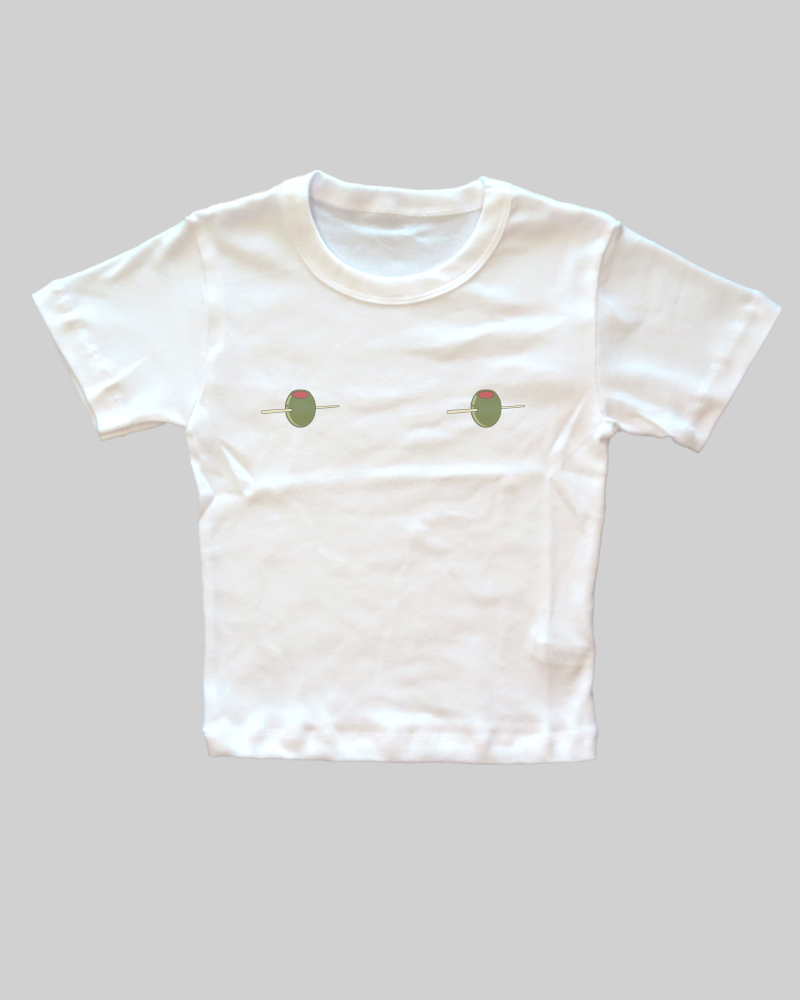 Green Olives Baby Tee