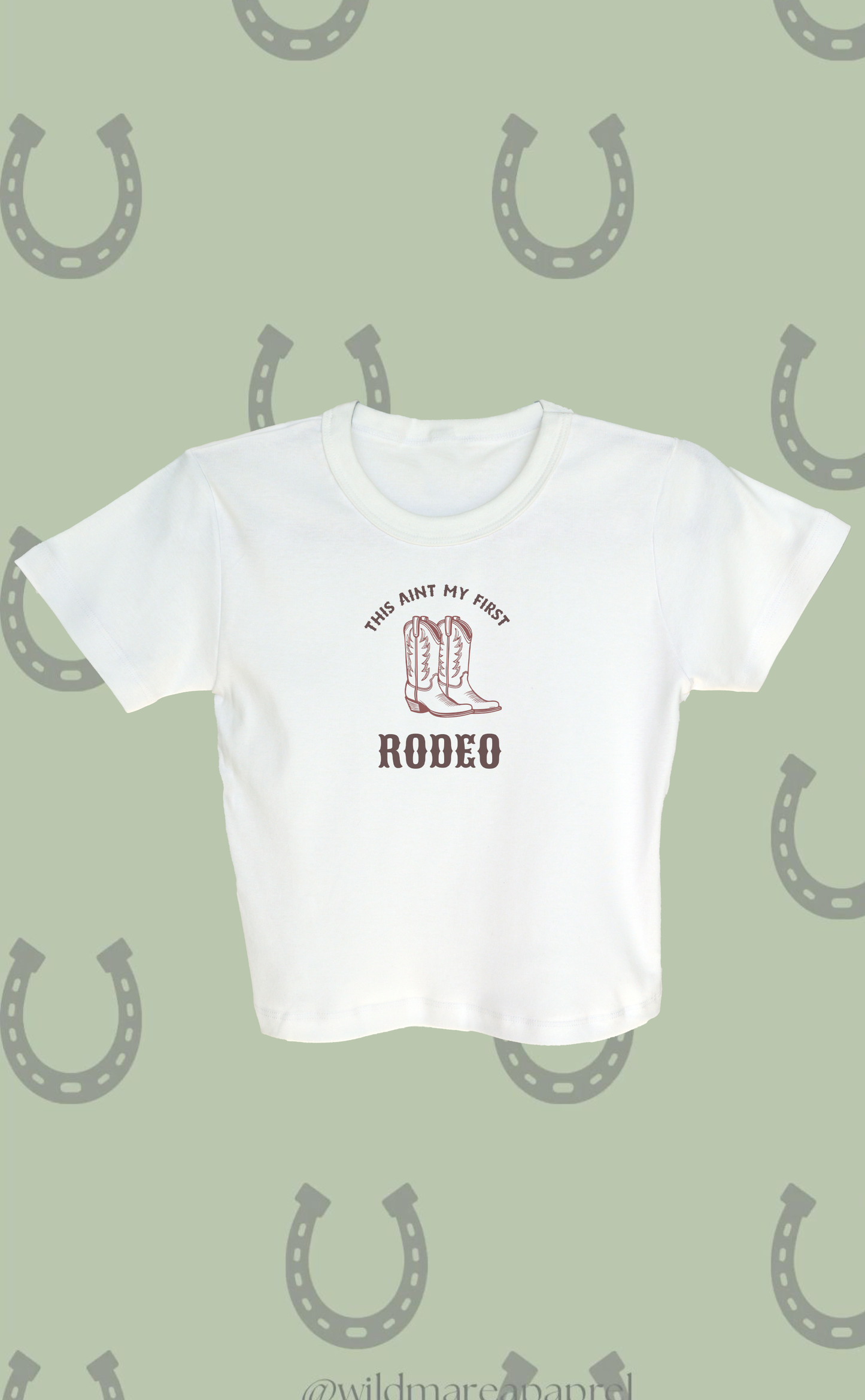 Rodeo Boots Fitted Baby Tee