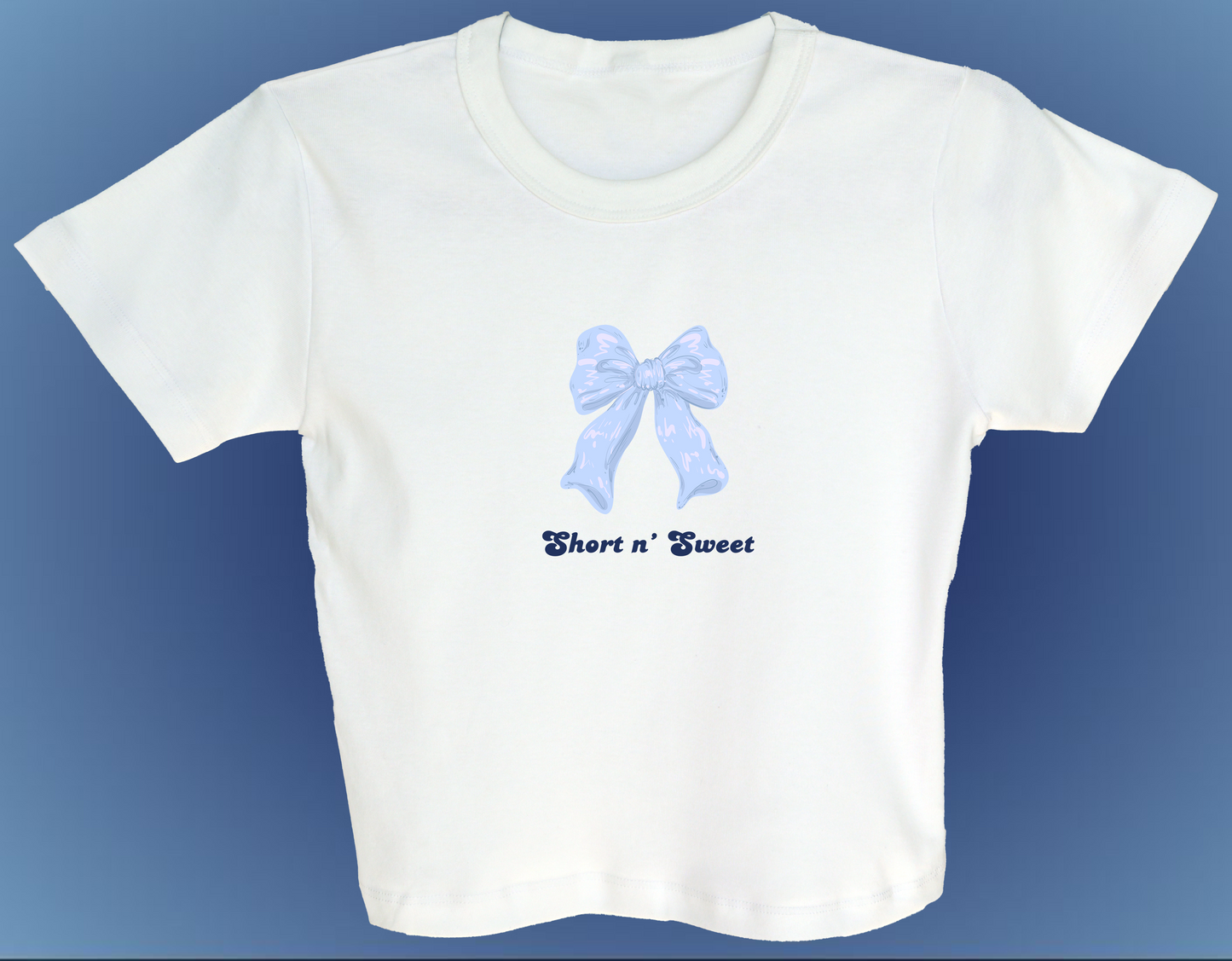 Short n' Sweet Bow Baby Tee